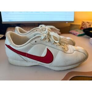 Vintage 2007 Nike Trainers White Red Swoosh Sneakers Women’s Size 7